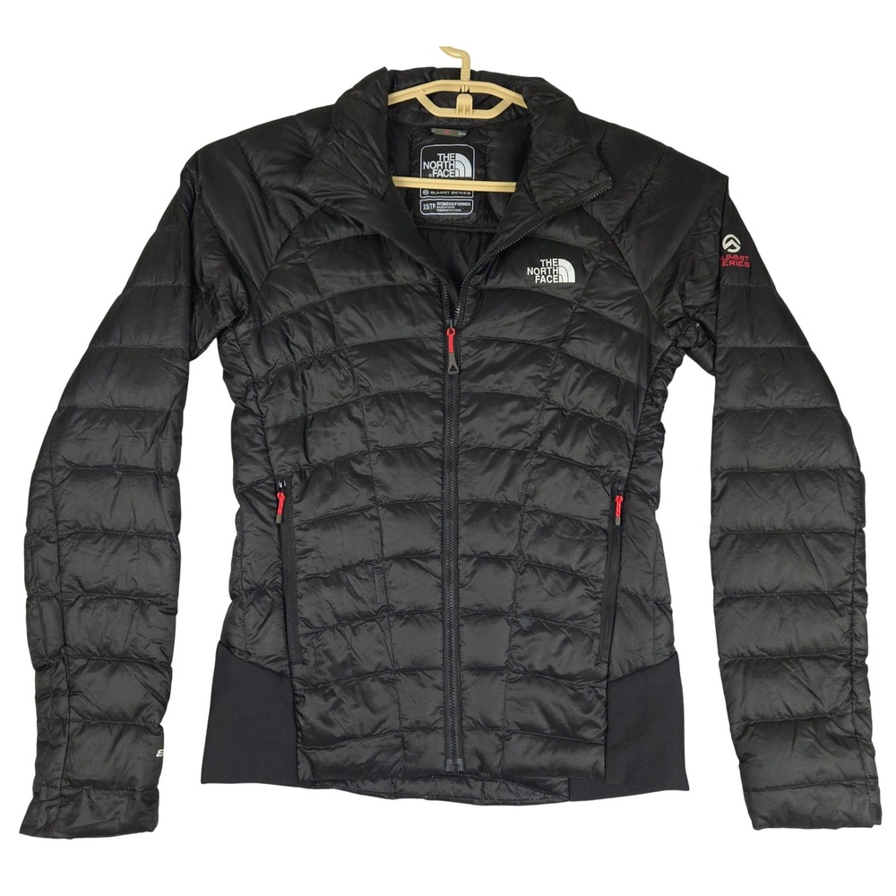 The North Face Summit Series 800 Down Jacket Womens XS Black Puffer Full Zip